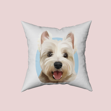 Custom Halo Illustrated Pillow